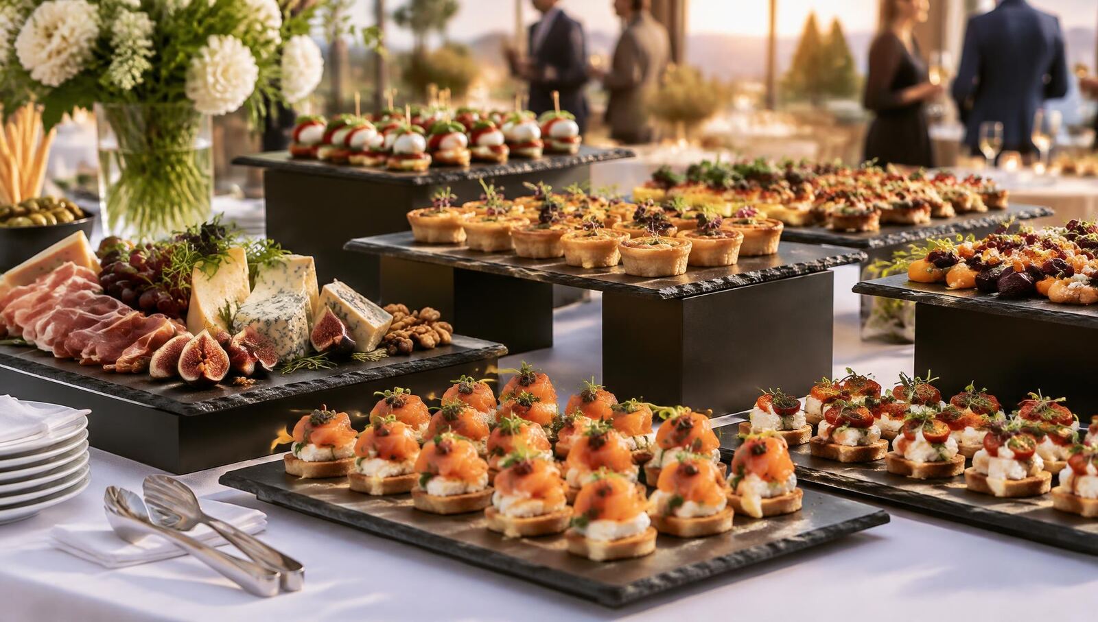 Traiteur — Buffets · cocktails · événementiel